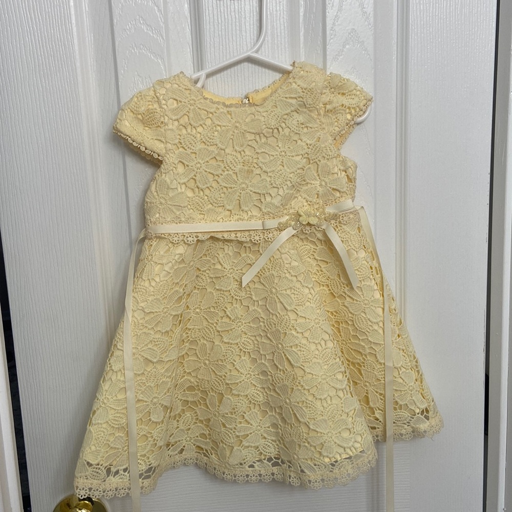 Baby Girl Dress | Size 18m | Worn Once | Yellow |